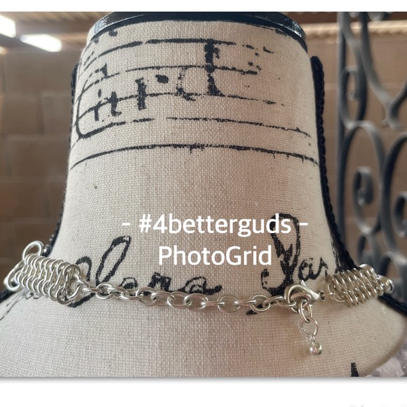 Infinity Symbol Silver Loop Chain Adjustable Length Necklace O/S - Picture 2 of 10